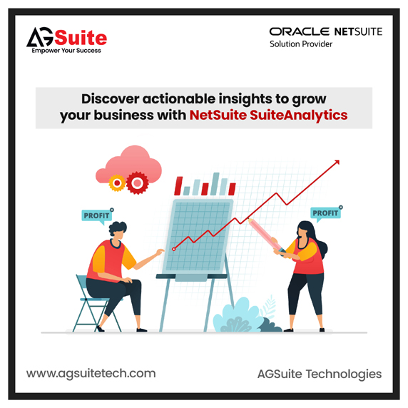 Discover actionable insights to grow your business with NetSuite SuiteAnalytics