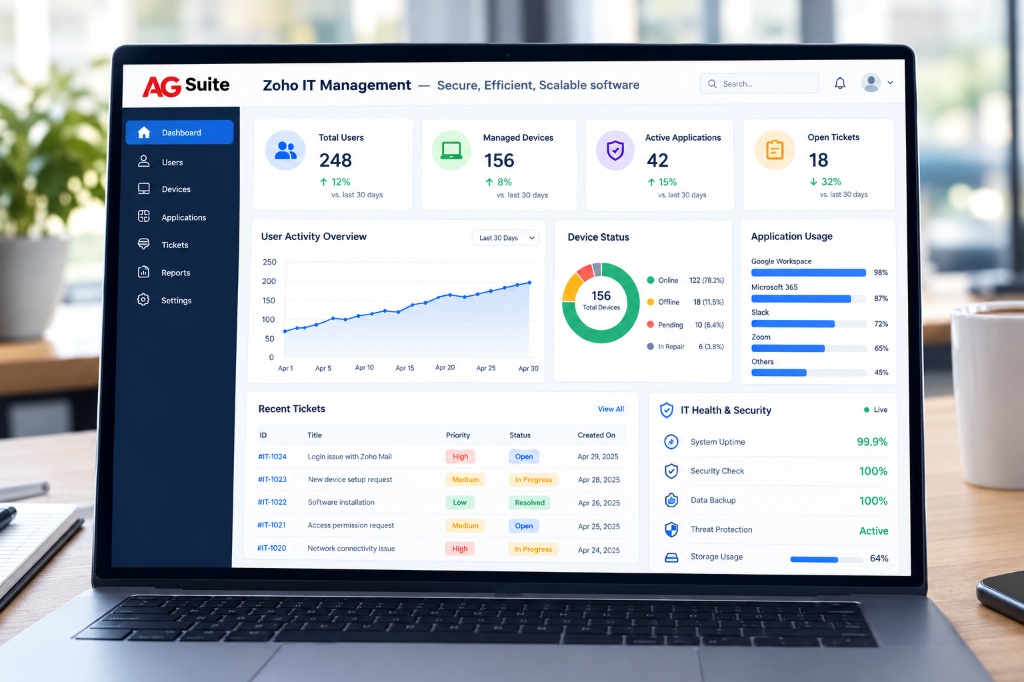 Zoho IT Management — Secure, Efficient, Scalable