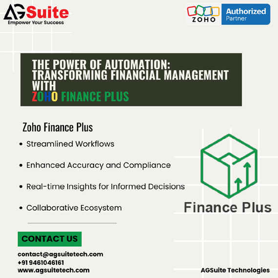 The Power of Automation: Transforming Financial Management with Zoho Finance Plus