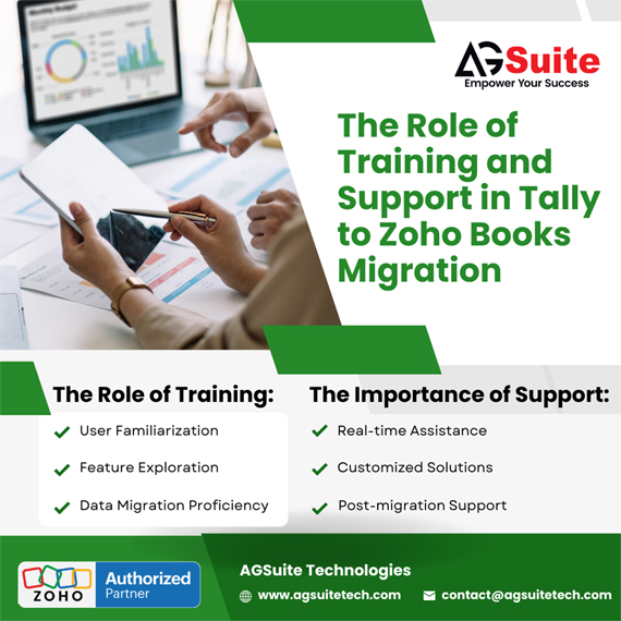 Unlocking Seamless Transition: The Role of Training and Support in Tally to Zoho Books Migration