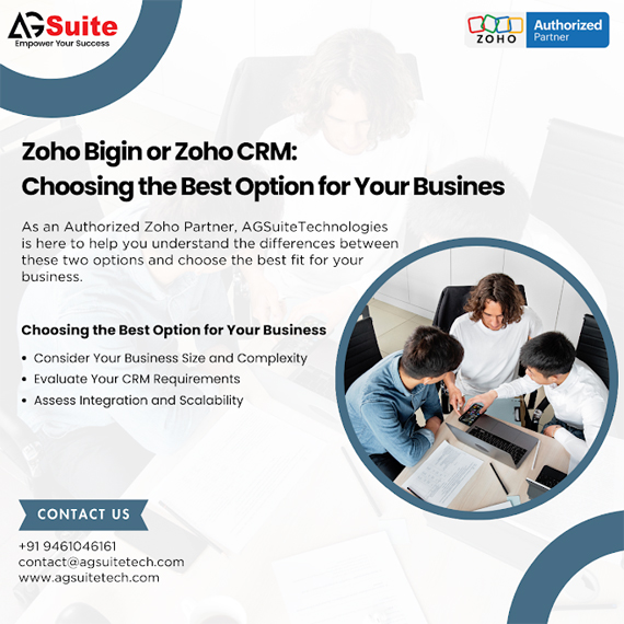 Zoho Bigin or Zoho CRM: Choosing the Best Option for Your Business